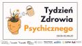 plakat tygodnia zdrowia psychicznego z datą wydarzenia 